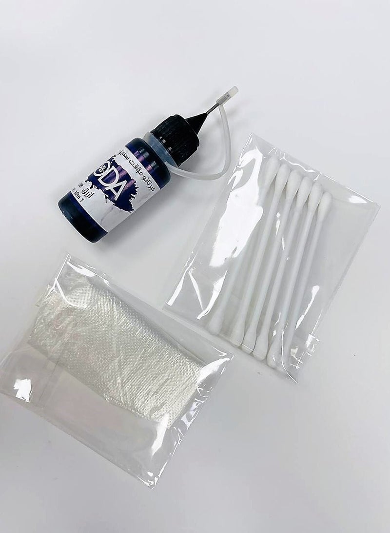 مودا، سائل وشم مؤقت سحري مع مجموعة قفازات ومسحات قطنية - Image 2