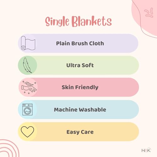 haus & kinder Kids Fur Blanket – 450 GSM Fur Winter Blanket for Babies and Kids (0–12 Years) | Ultra Cozy, Plush Feel | Large 150x230 cm Size | Skin-Safe Fabric | Baby Pink Shade | Single Piece - Image 3