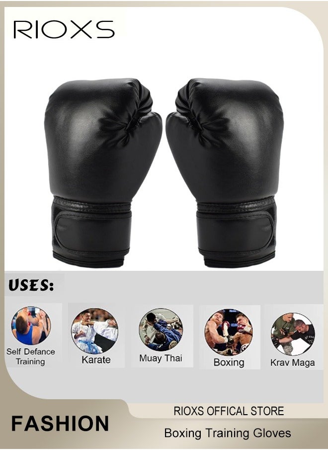 RIOXS - Boxing Gloves,8oz/10oz Boxing Gloves For Adults And Kids,Heavy Punching Bag,Youth Fight Gloves For Kickboxing/ MMA/Muay Thai/Mitts/Fitness Workouts,Sparring Training Gloves,Professional Boxing Gloves - Image 1