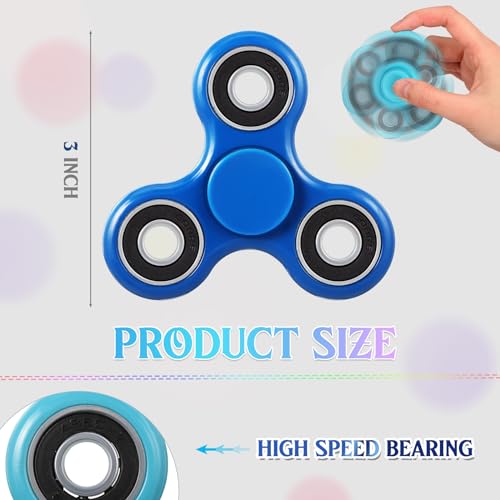 Silipull Fidget Spinner Toy Bulk Sensory Fidget Toy for Kids Adults Favors Classroom Prizes Gift Bag Fillers Stress ReliefMorandi36 Pcs - Image 5
