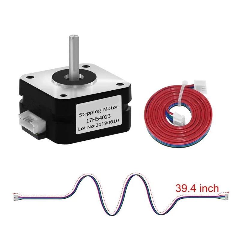 محرك خطوي Nema 17 14Ncm 0.7A 12V 22mm لطارد طابعة ثلاثية الأبعاد مقاس 5 XH2.54 - Image 4