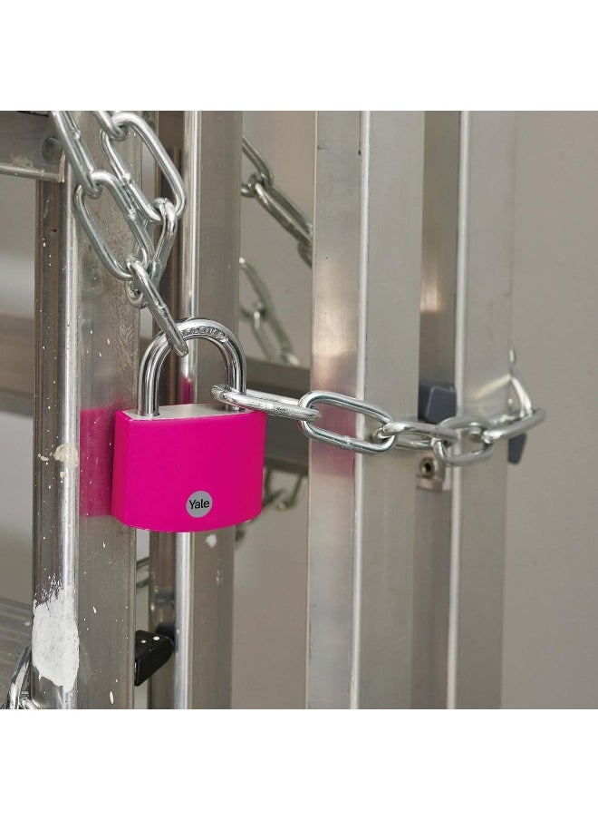 Yale Y151B/22/120/1 Series Y151B Chrome Combination Padlock 22mm  - Image 2