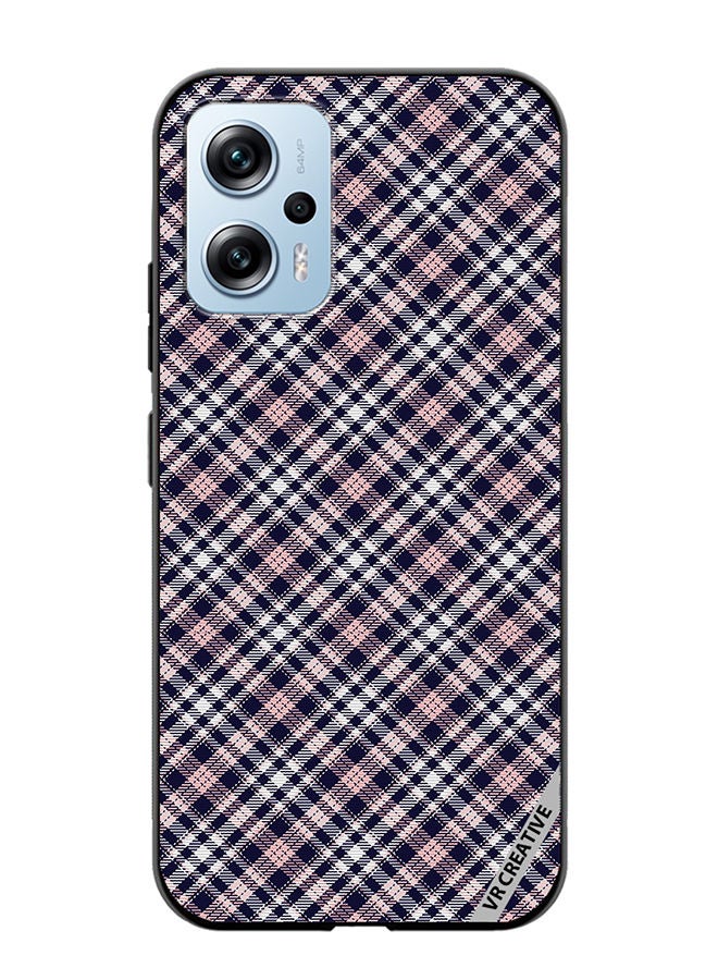 VR CREATIVE Protective Case Cover For Xiaomi Poco X4 GT Checkered Design Multicolour - Image 1