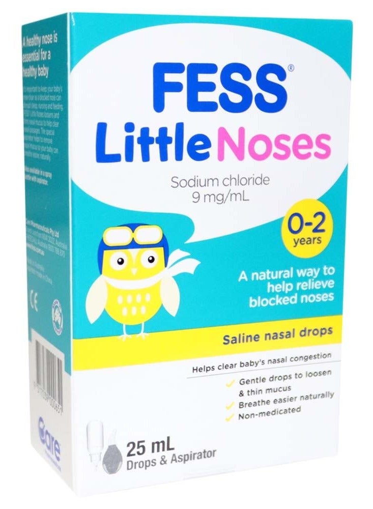Fess Little Saline Nasal Drops 25Ml