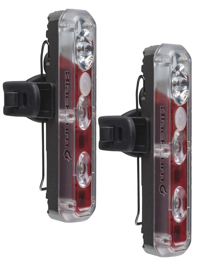 Blackburn 2'Fer-XL Front and or Rear 200 Lumen Waterproof Rechargeable Lights (Black, 2 Pack) - Image 1