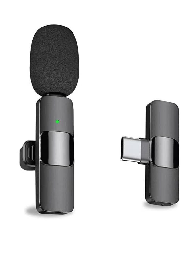 TIGER K8 Wireless Lavalier Microphone for Type-C Android Phones | Plug & Play USB-C Mic for Video Recording, Interview, Vlogging & YouTube | Auto Sync, Real-Time Transmission, Noise Reduction | Clip-On Wireless Mic – No App or Bluetooth Required  - Image 1