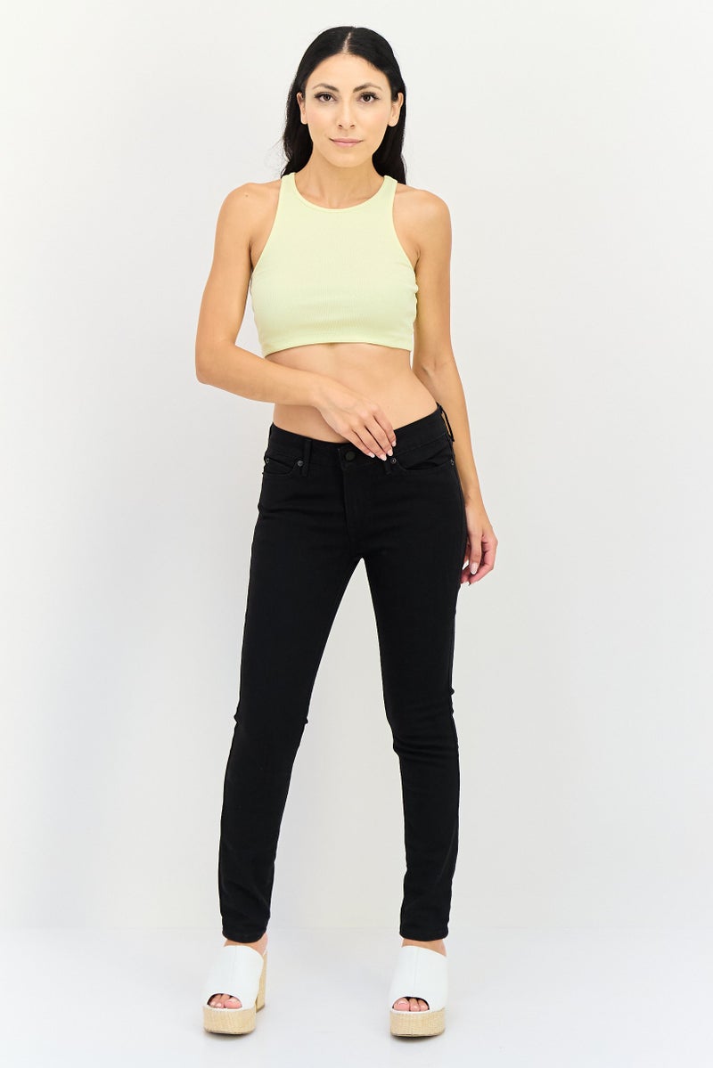 Levi's جينز نسائي ضيق قابل للتمدد، أسود - Image 4