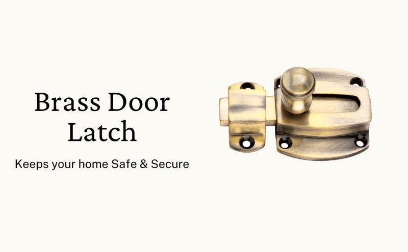 Sardar Brass Antique Door Latch| Baby Latch Lock| Sliding Latch Lock|Tower Bolt for Home, Office, Kitchen, Bathroom - Image 5