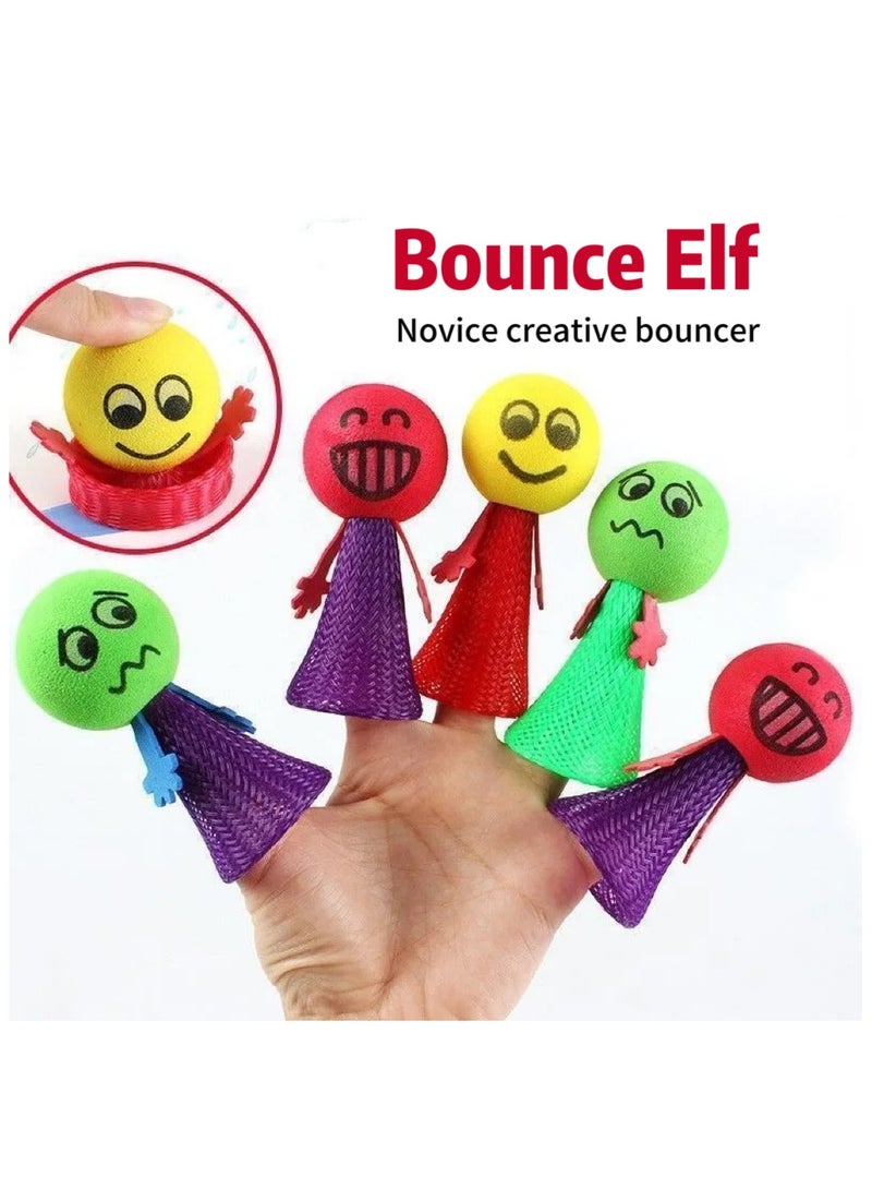 Jumping Spring Toys Colorful for Kids Birthday party | Toy for Girls Boys Bouncy Ball for party favors Birthday Giveaways | Bulk Mini Toys (20 Pack) - Image 1