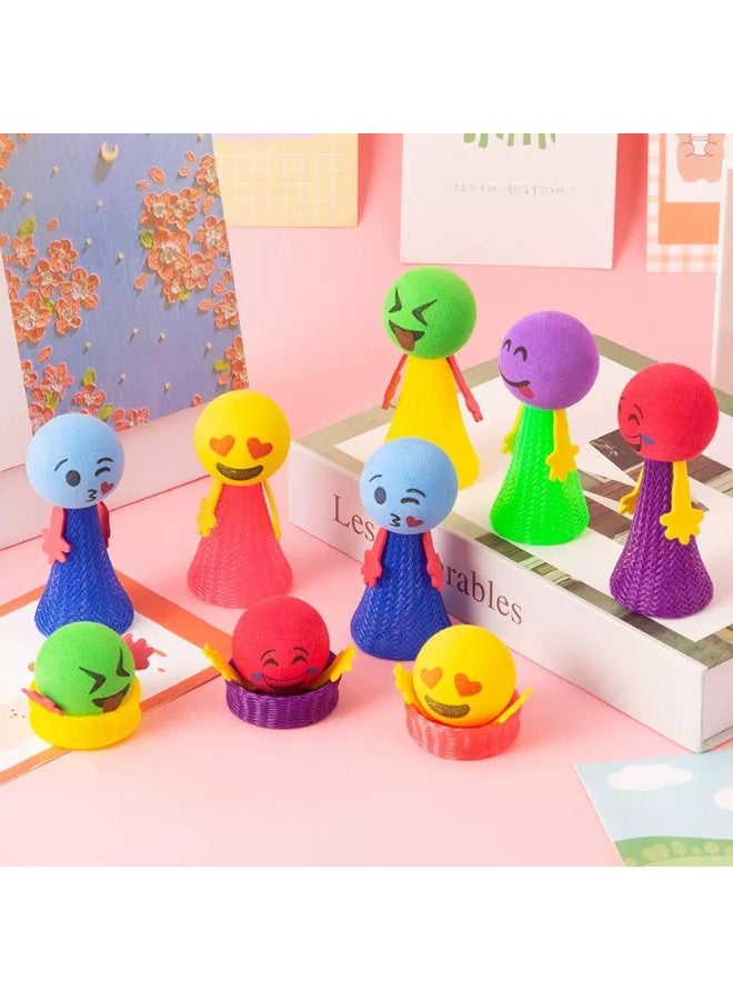 Jumping Spring Toys Colorful for Kids Birthday party | Toy for Girls Boys Bouncy Ball for party favors Birthday Giveaways | Bulk Mini Toys (20 Pack) - Image 4
