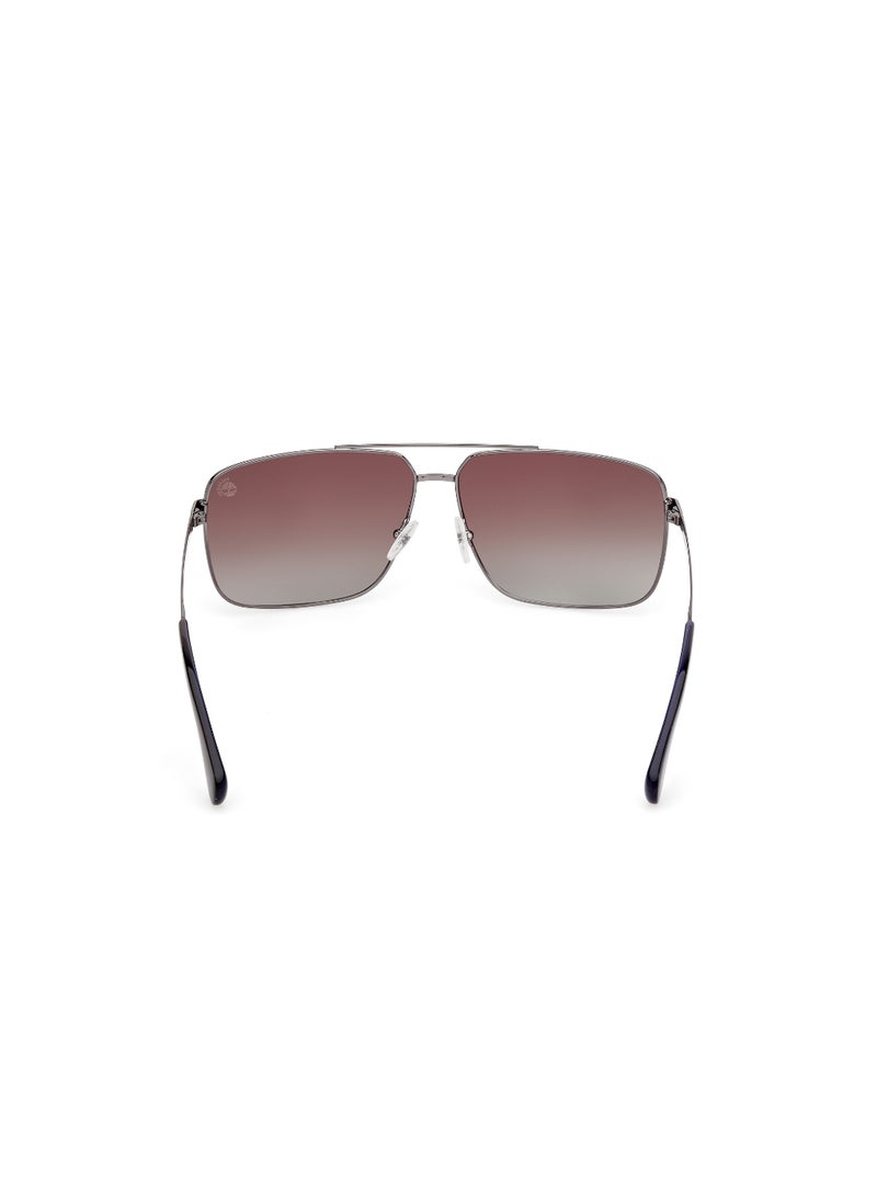 TIMBERLAND FULL RIM MALE NAVIGATOR SILVER METAL SUNGLASSES - Image 4