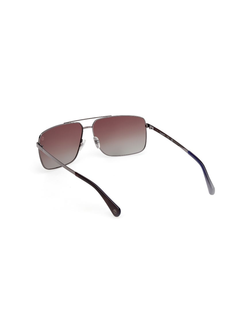 TIMBERLAND FULL RIM MALE NAVIGATOR SILVER METAL SUNGLASSES - Image 3