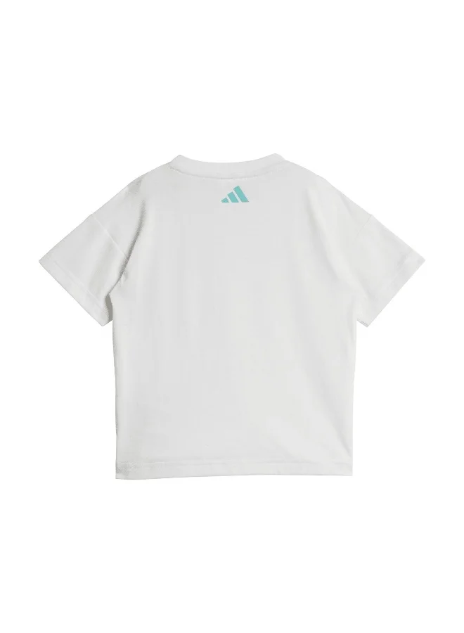 Adidas Adidas Mer Dna Bbyjgss White Youth/Baby Jogger Suits For Kids