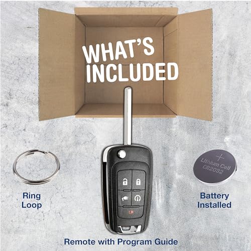 KeylessOption Key Fob Replacement for 2011 2012 2013 2014 2015 Chevrolet Volt Proximity Keyless Remote Control, 5-Button OHT05918179 - Image 3