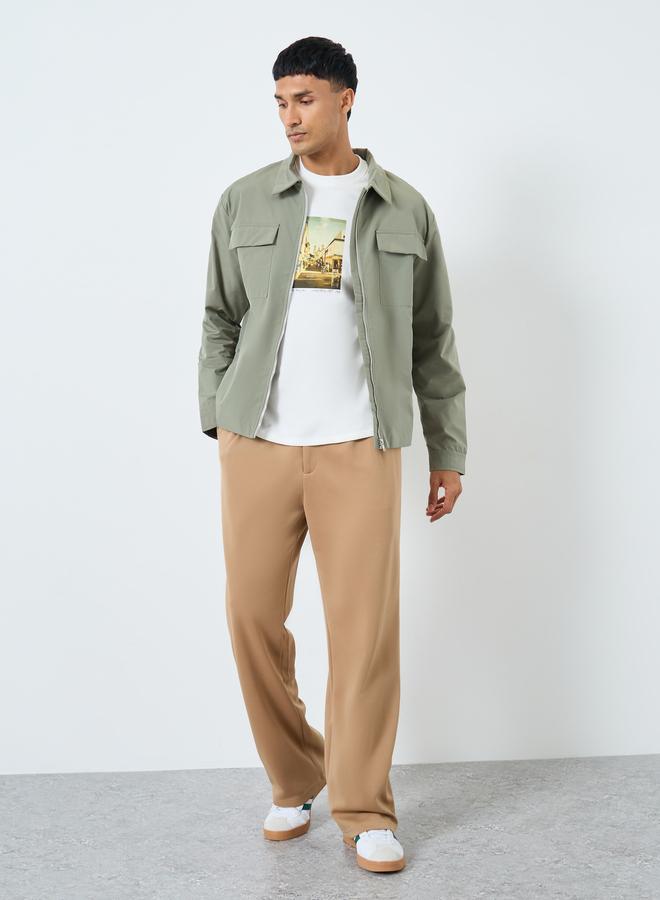 Styli Men Relaxed Fit Lightweight Jacket - Image 2