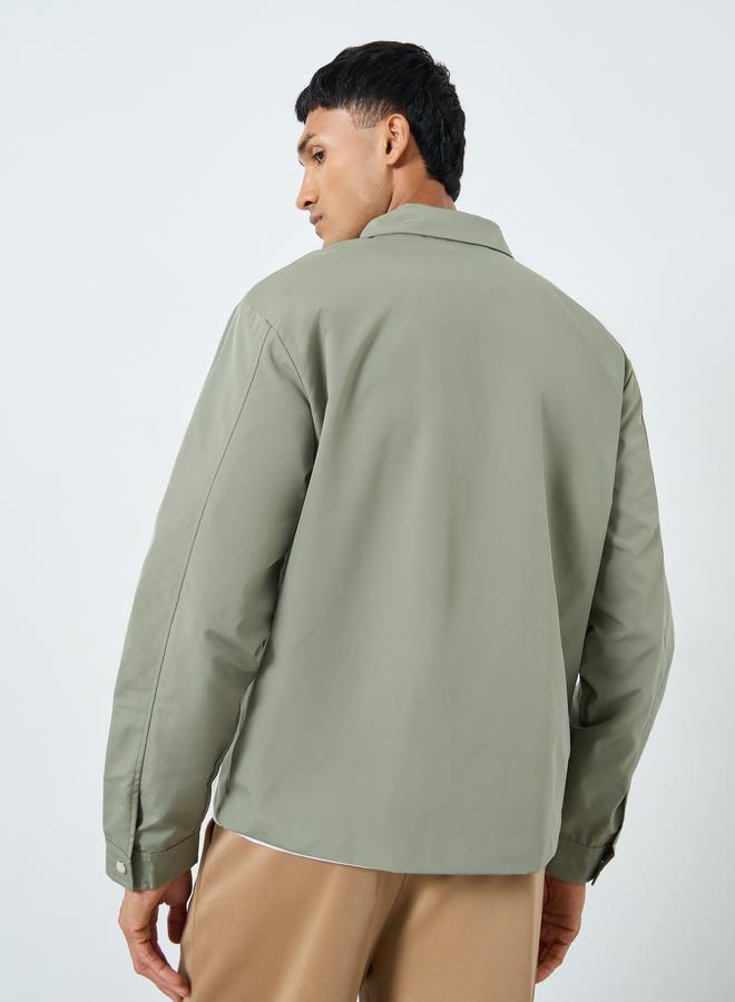 Styli Men Relaxed Fit Lightweight Jacket - Image 5