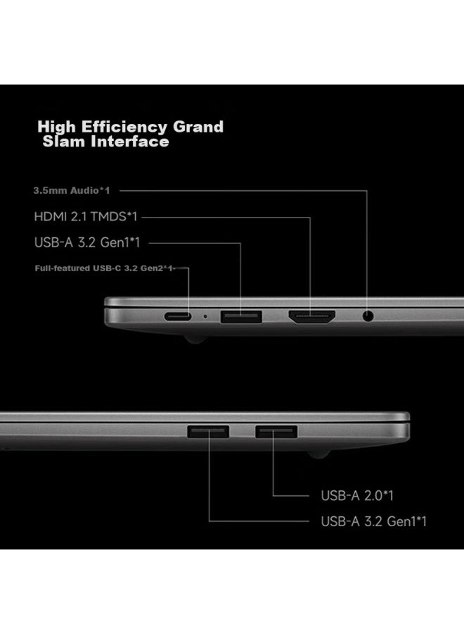 M I Xiaomi Laptop, Redmi Book 16 Refreshed Version, 13th Gen Core I5 Standard Voltage, 16-inch, Office Lightweight Notebook , Starry Gray - Image 4