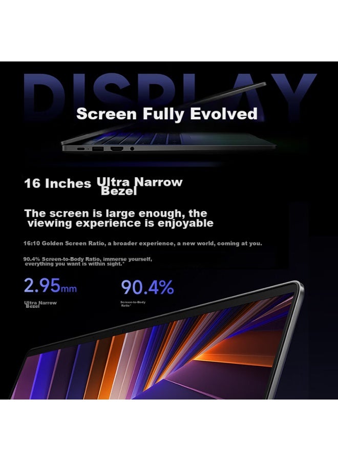 M I Xiaomi Laptop, Redmi Book 16 Refreshed Version, 13th Gen Core I5 Standard Voltage, 16-inch, Office Lightweight Notebook , Starry Gray - Image 1