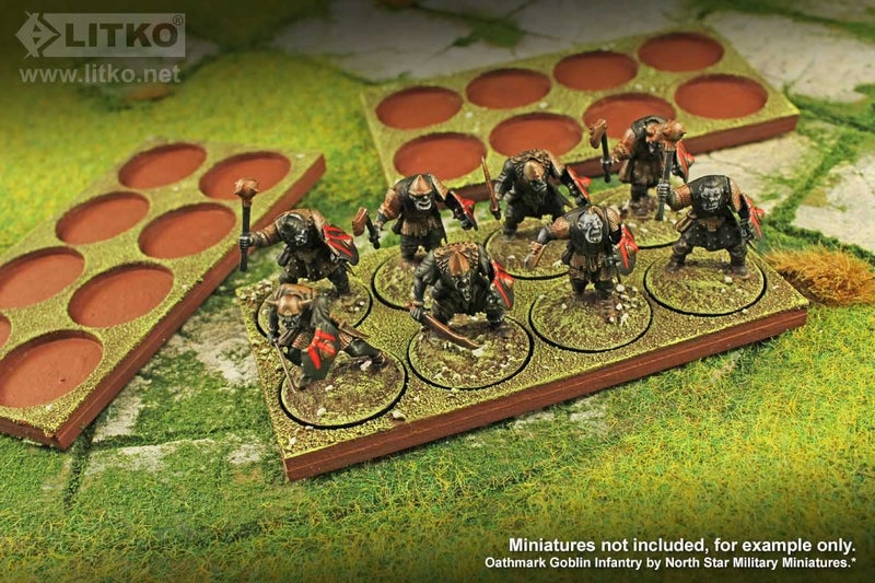 LITKO Ring War Unit Tray for 25mm Circle Bases, Compatible with War of The Ring (3) - Image 2