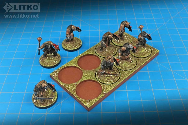 LITKO Ring War Unit Tray for 25mm Circle Bases, Compatible with War of The Ring (3) - Image 3