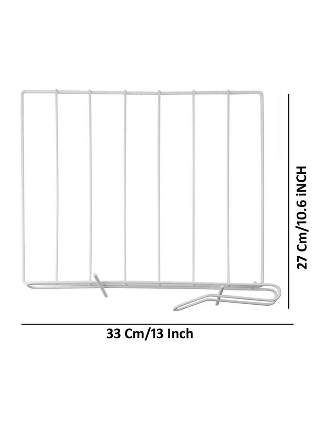 Go Hooked Go Hooked Wardrobe Shelf Divider Cloth Organizer Wardrobe Closet Separator Metal Black Cloth Wardrobe Cloth Closet Fabric Fabric Shelf Cloth Wardrobe Set of 4  - Image 3