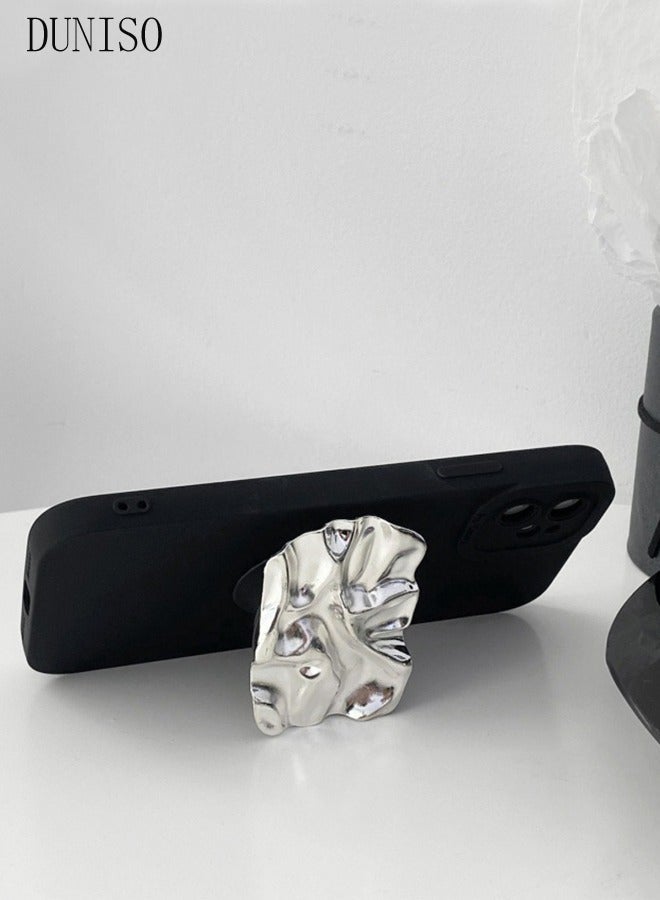 DUNISO iPhone 15 Pro MAX Phone Case 6.7" Full Body Protective Phone Cover With Phone Holder Anti-fall Phone Case Built-in Screen and Camera Protector For Apple 15 Pro MAX Phone Case - Image 2