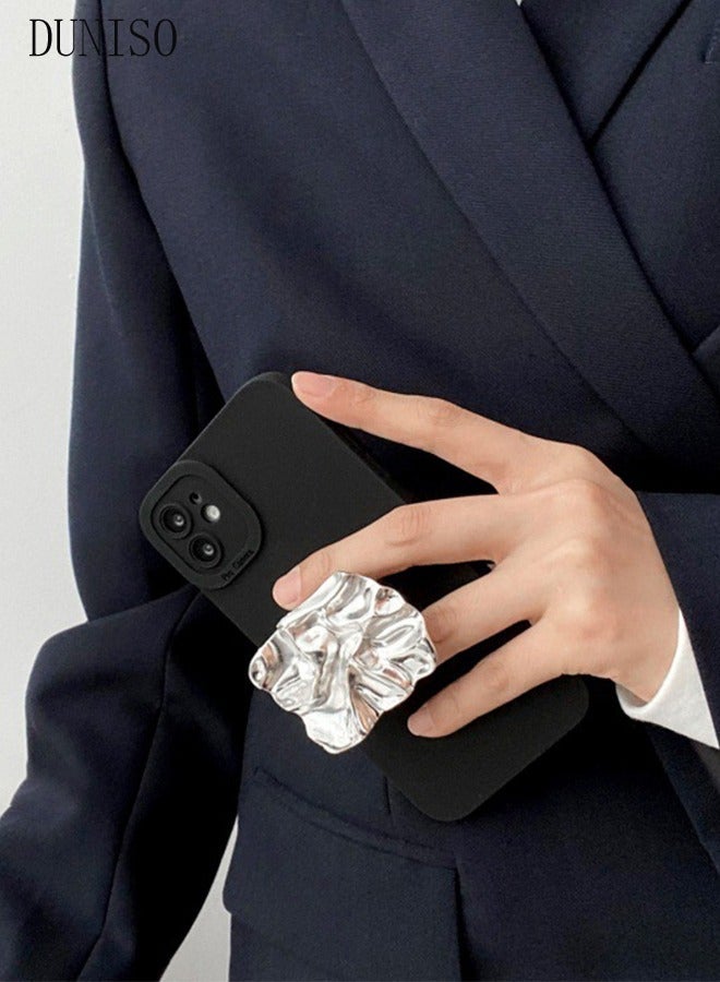 DUNISO iPhone 15 Pro MAX Phone Case 6.7" Full Body Protective Phone Cover With Phone Holder Anti-fall Phone Case Built-in Screen and Camera Protector For Apple 15 Pro MAX Phone Case - Image 4