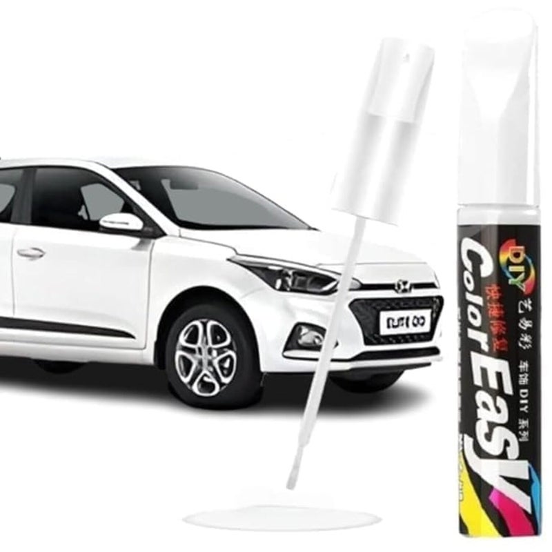 SKYWORK Car Scratch Remover Touch Up Paint Pen for Auto Body Repair| Quick & Easy Car Paint Repair Tool for Scratches, Chips & Marks | Professional Auto Touch Up Paint Applicator (White) - Image 1