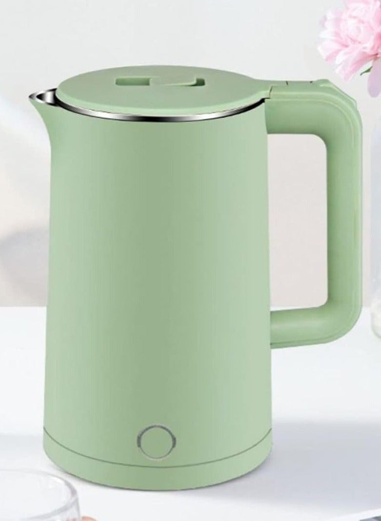 Denx Electric Kettle | Super Fast Heating with 1500W Power | Auto Shut Off & Boil Dry Protection | Rust Free Stainless-Steel I Dual Layer Cool Touch Surface | 1.8L (Green) - Image 1