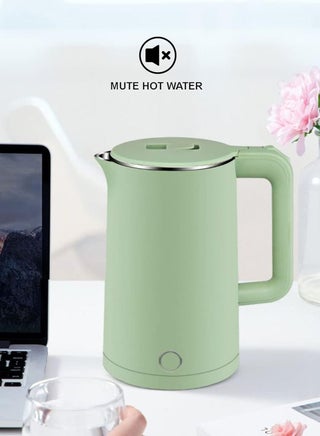 Electric Kettle | Super Fast Heating with 1500W Power | Auto Shut Off & Boil Dry Protection | Rust Free Stainless-Steel I Dual Layer Cool Touch Surface | 1.8L (Green) - view 2