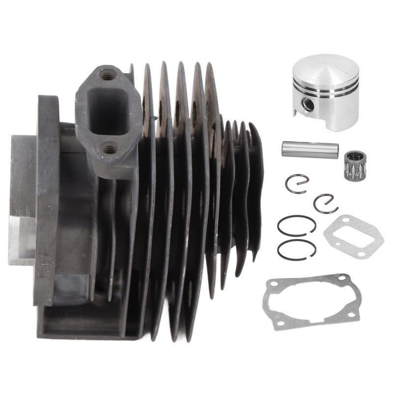 Cylinder Piston Kit: 44mm High‑Silicon Aluminum Alloy - High Temperature Resistant Wear Resistant Lightweight Cylinder Piston Kit for 52cc Cutting Machine, 44f-5 Engine Brush Cutter - Image 1