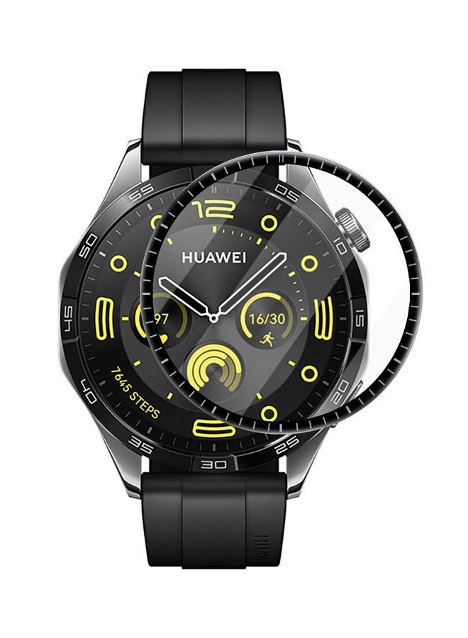 huanmate Premium Screen Protector For Huawei Watch GT4 46mm Black/Clear