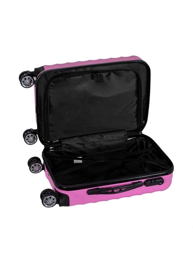 Carry-On Travel Suitcase 20 Inch with Wheels, Hard Shell ABS Luggage, Lightweight Cabin Trolley for Easy Travel - Image 3