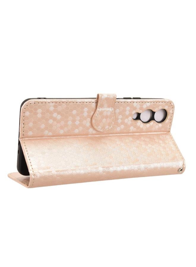 S-TOP Case For Cubot A10 Honeycomb Dot Texture Leather Phone Case - Image 5