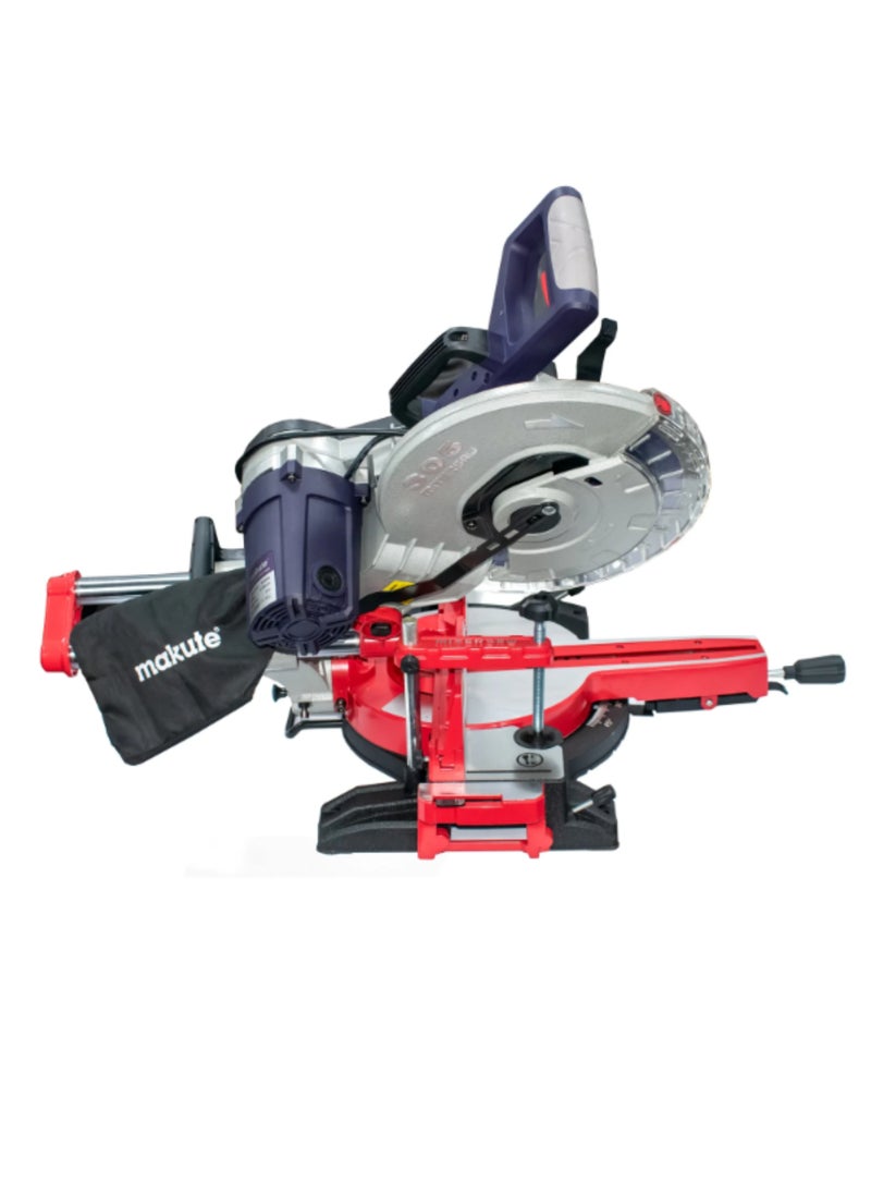 makute 12 inches  Miter Saw with 2000W 4500rpm 305mm Disk Size for Cutting Both Wood and Metals Such as Iron  Aluminum and More (MS121-305 )  - Image 3
