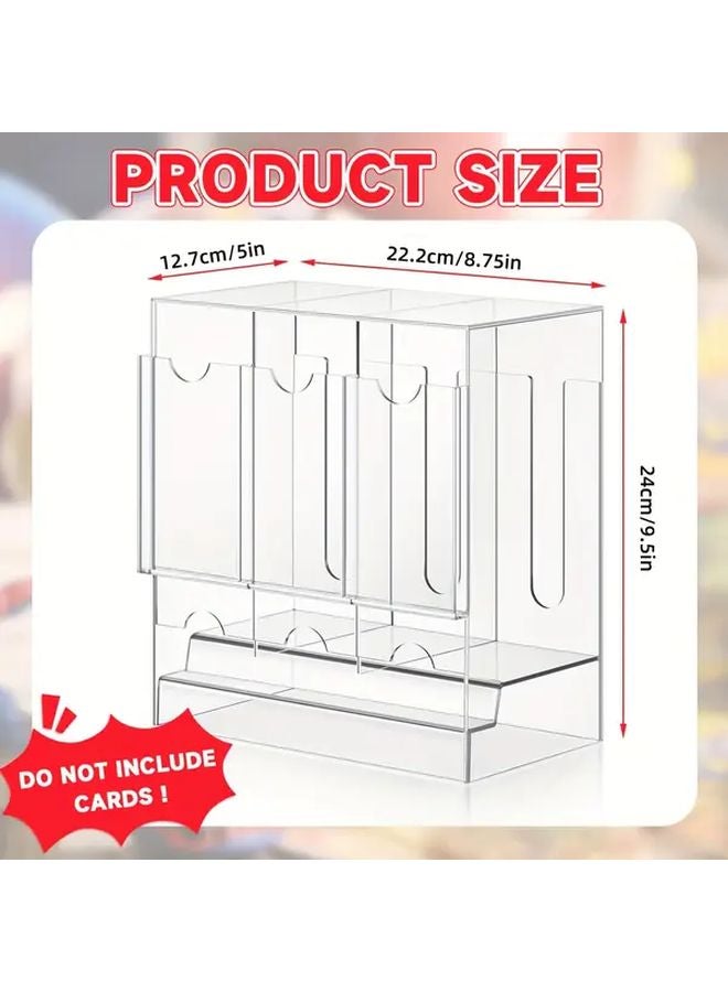 Acrylic Card Storage Box For Pokemon Baseball MTG And Grading Cards - Image 1