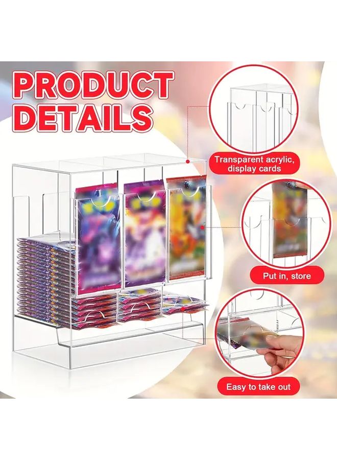 Acrylic Card Storage Box For Pokemon Baseball MTG And Grading Cards - Image 4