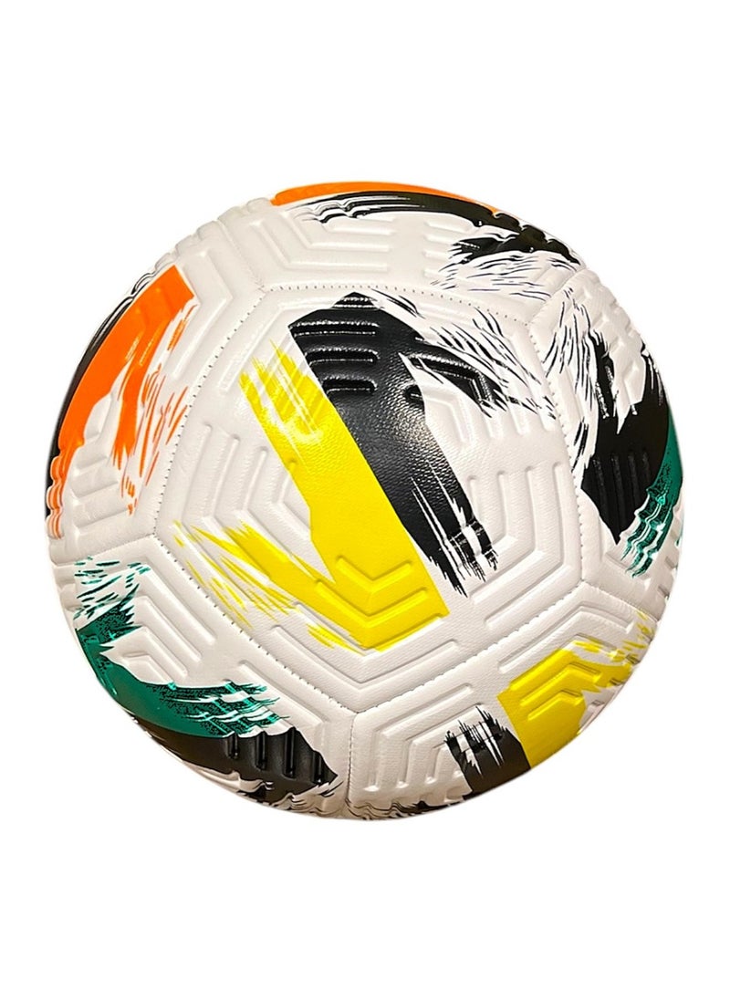 VIO Soccer Ball Size 5 PU Leather Professional Ball with Thermal Bonding for Training Games Official Match Football for Indoor Outdoor Play Birthday Gift Party Favors  - Image 1