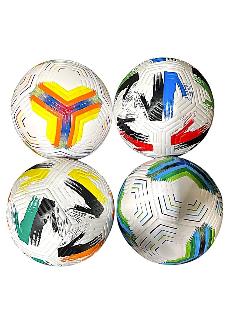 VIO Soccer Ball Size 5 PU Leather Professional Ball with Thermal Bonding for Training Games Official Match Football for Indoor Outdoor Play Birthday Gift Party Favors  - Image 2