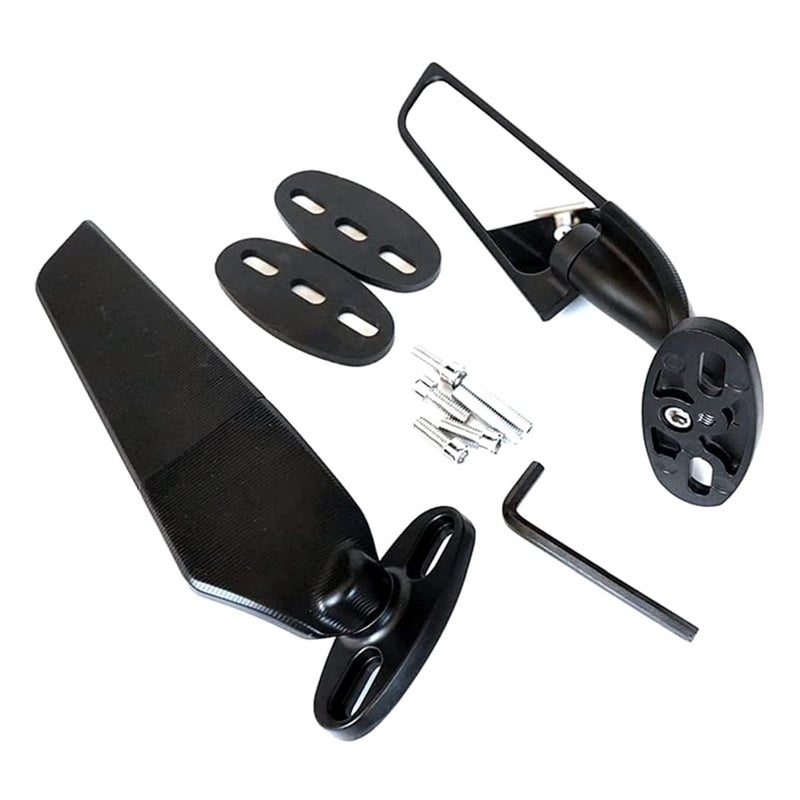 Adjustable Rotating Wing Fin Rearview