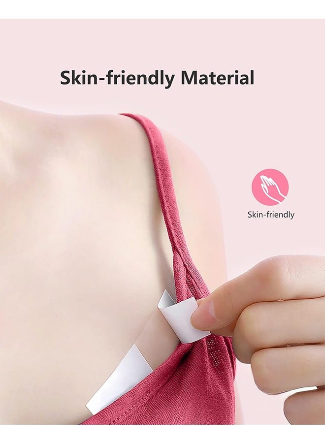 HY Double Sided Fashion Body Tape, Beauty Tape, Clear Fabric Double Sided Tape for Clothing Dress Wedding Prom Lingerie Clothing Dress Tape with Dispenser 10 M Clear(2 Rolls)  - Image 3