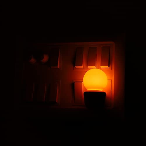 MAGIK Spectrum LED Night Bulb | 0.5W Orange Light | Plug & Play | Energy Efficient | Ideal for Bedroom, Kids Room & Living Room - Image 5