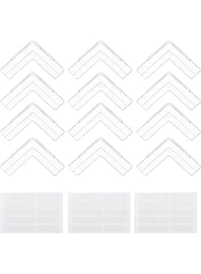 PVC Window Corner Guards 12 Pack Safety Edges for Aluminum Frames - Image 1