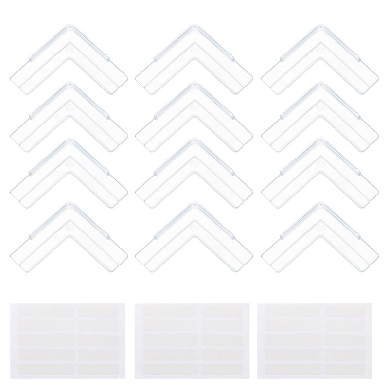 PVC Window Corner Guards 12 Pack Safety Edges for Aluminum Frames - Image 2