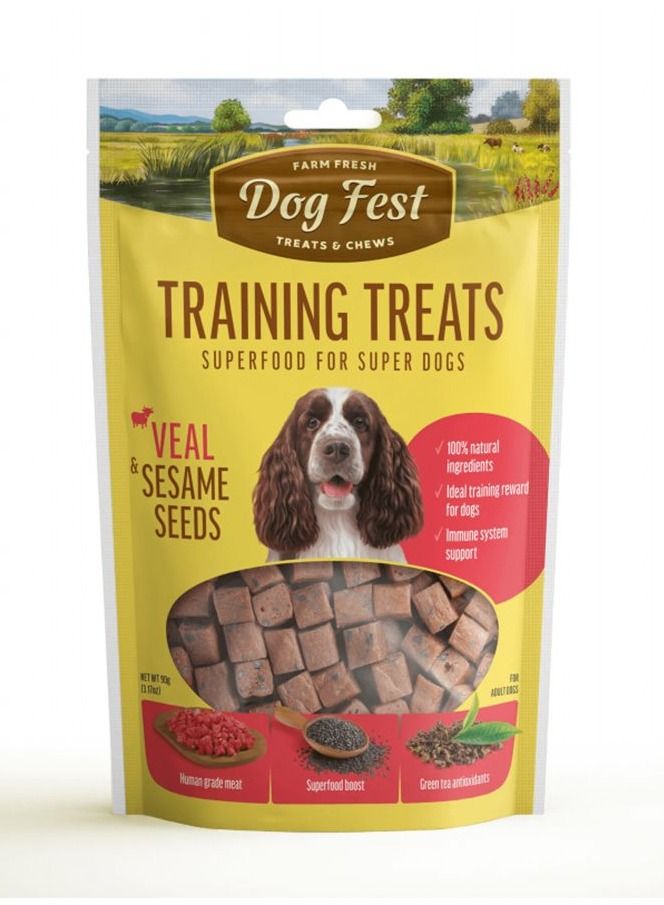 Training Treats with Veal & Sesame Seeds 90g