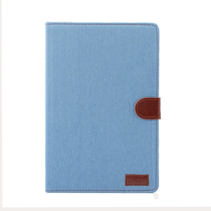 Dibase Denim Texture Horizontal Flip Pu Leather Case For Galaxy Tab S4 10.5 / T830, With Holder & Card Slot (Blue) - Image 2