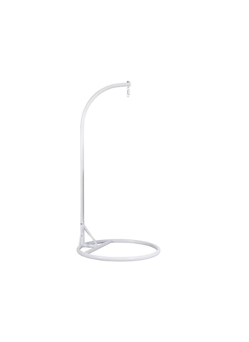 ANAND INDIA GROUPS ANAND INDIA GROUPS Swing Chair Stand OnlyIron OutdoorIndoor SwingJhulaHammocks Stand Standard SizeWhite CurveSwing Iron Stand 