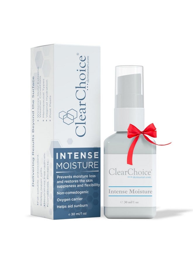 Clear Choice Moisture Facial Serum with 100% Pure Olive Squalane Oil - Hydrates, Protects, & Restores Dry/Dehydrated Skin - Anti-Aging, Non-Comedogenic, Lightweight Formula for All Skin Types - 30ml - Image 1