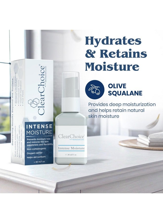 Clear Choice Moisture Facial Serum with 100% Pure Olive Squalane Oil - Hydrates, Protects, & Restores Dry/Dehydrated Skin - Anti-Aging, Non-Comedogenic, Lightweight Formula for All Skin Types - 30ml - Image 2