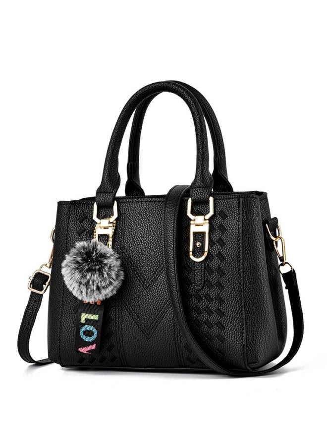 Women's Versatile Solid Color Crossbody Bag, Ladies PU Leather Shoulder Bag Crossbody Bag Sling Bag Side Bag Carry Bag, Large Capacity Handbag Tote Bags Clutch Bag for Girls and College Students - Image 1